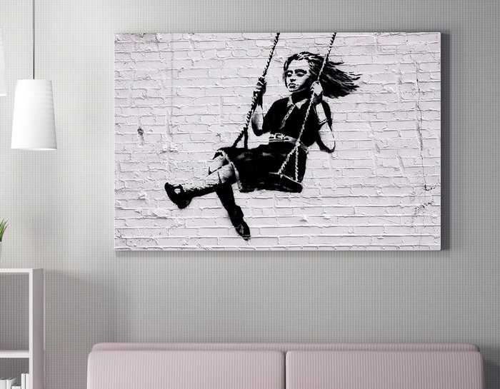 Wallity Lienzo Decorativo Banksy WY07 (70 x 100 cm) Wallity Lienzo Decorativo Banksy WY07 (70 x 100 cm)